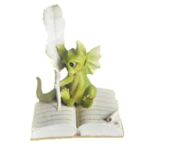 Dragon Mini Dragon Scaley Reading Book Fairy Garden Dragon Terrarium Dragon Mini Dragon Scaley Reading Book Fairy Garden Dragon Terrarium