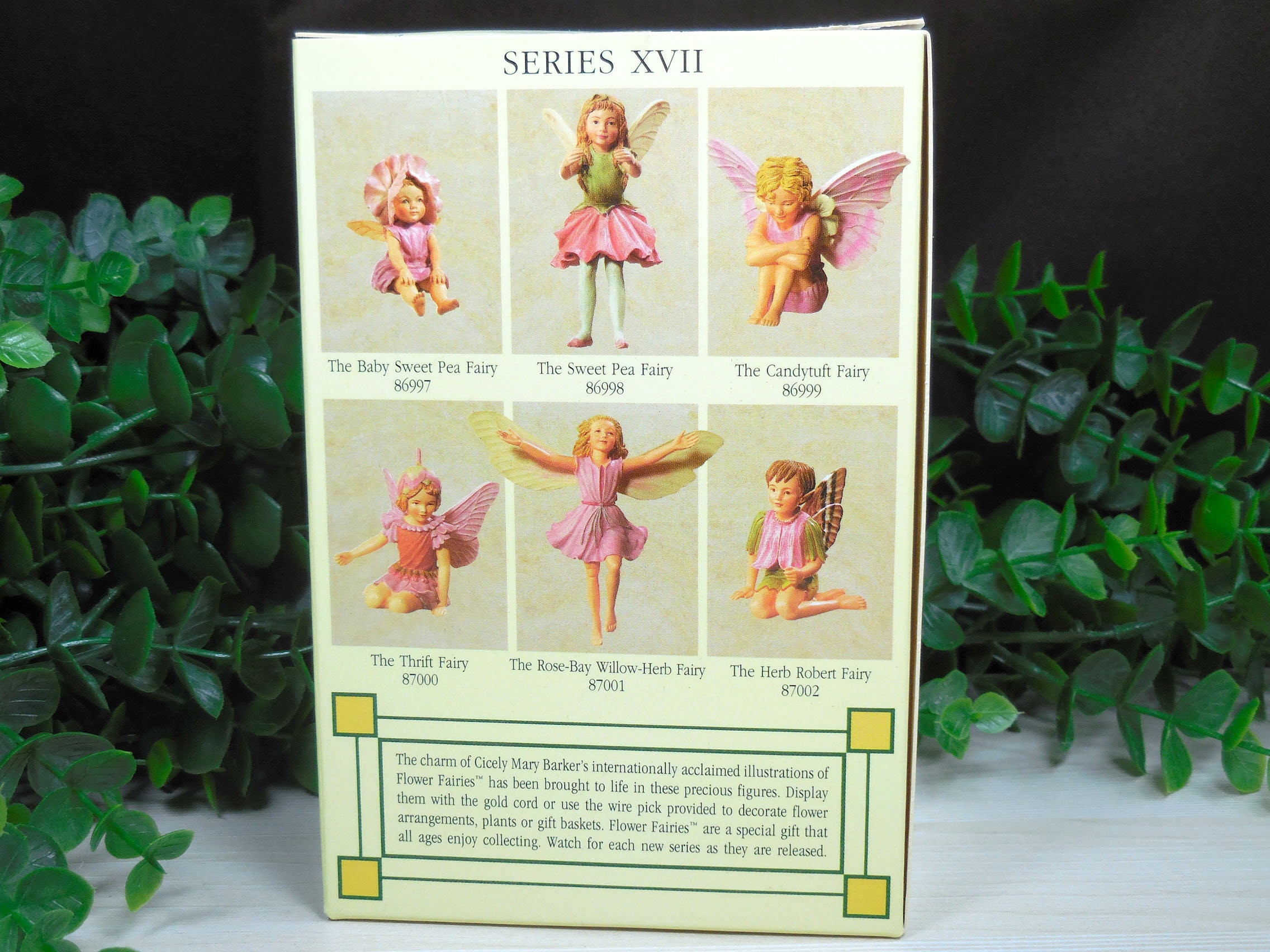 Sweet Bean Flower Fairy ビッグサイズ Sweet Pea Flower Fairy Figurine, Series XVII ~ Cicely Mary