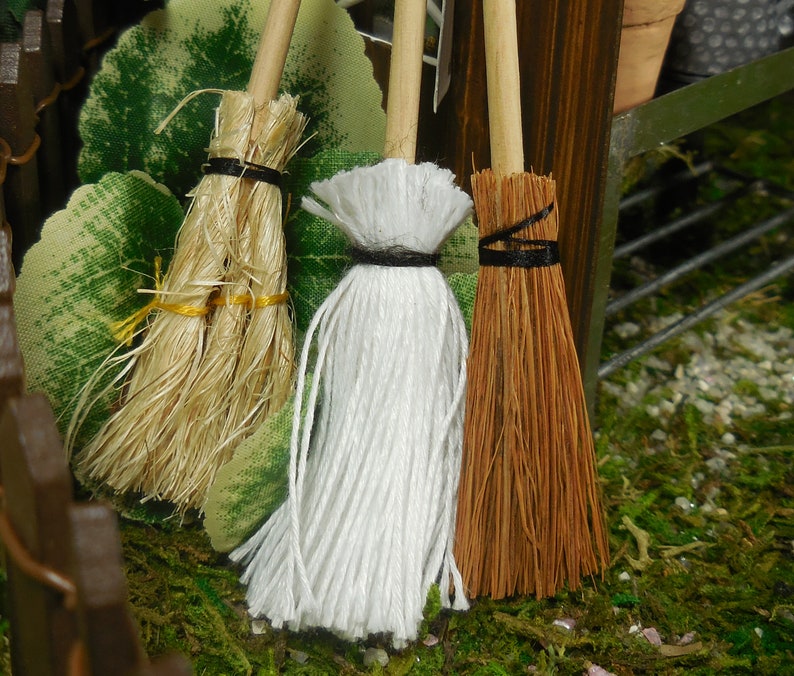 Fairy Accessory Broomstick and Mop Miniature Brooms and Mop Etsy