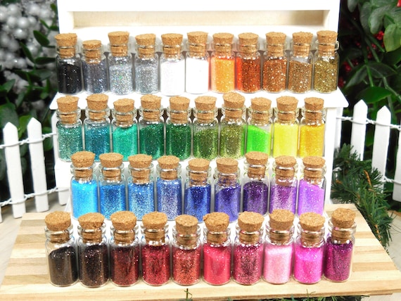 1 bag of Sparkly Fairy glitter for glass bottle vials pick your colors*~ 