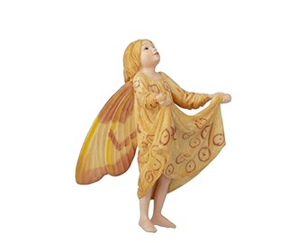 NIB Retired Crabapple Flower Fairy Figurine ~ Cicely Mary Barker Flower Fairies Collectibles ~ Fairy Garden Accessories