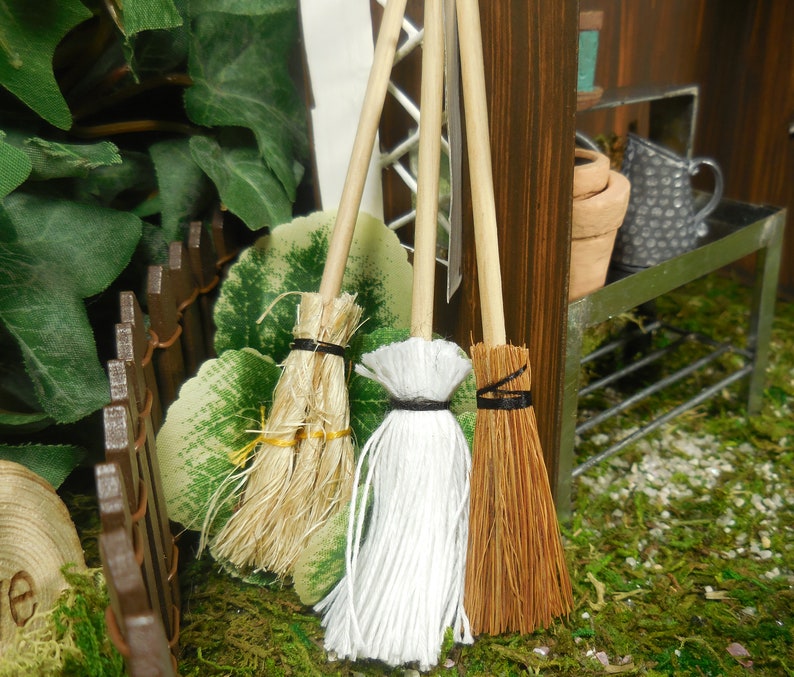 Fairy Accessory Broomstick and Mop Miniature Brooms and Mop Etsy