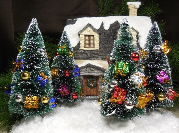 Christmas Miniature Trees, Christmas Craft Supplies