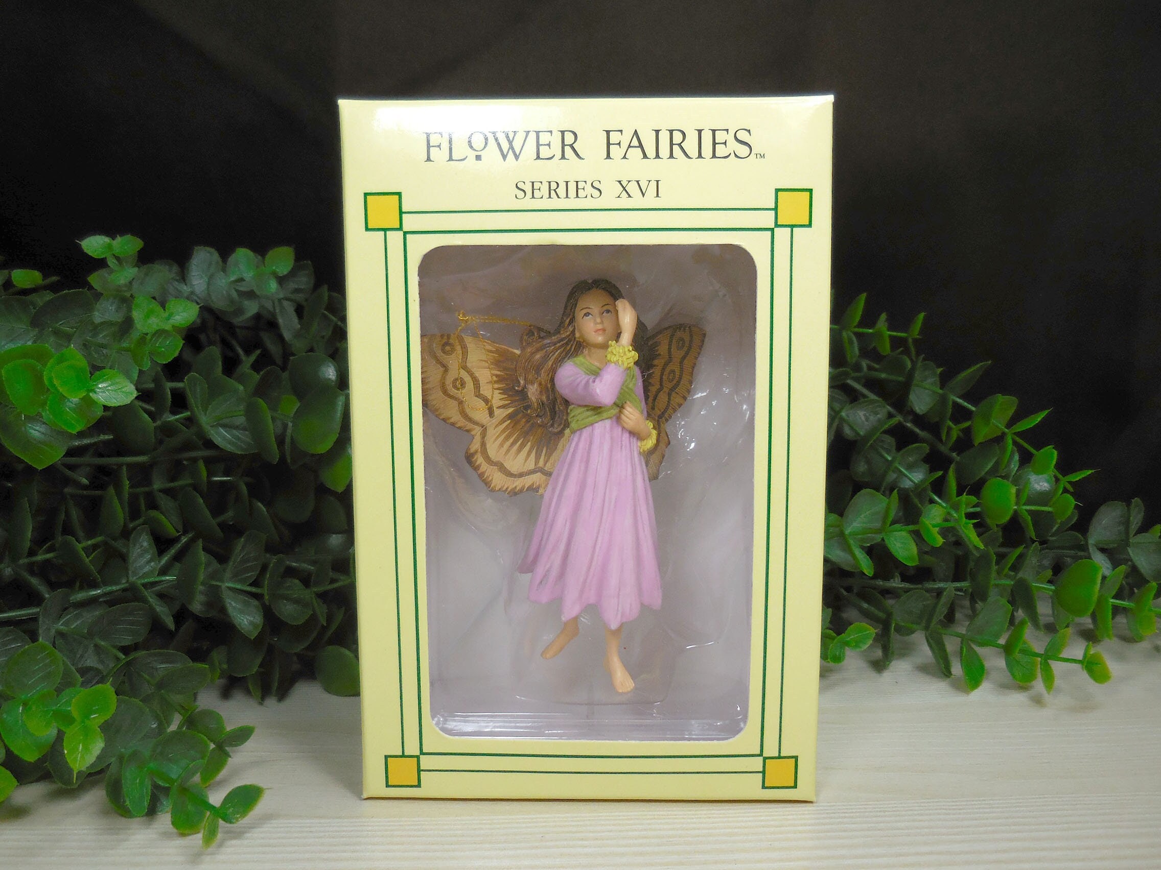Windflower Flower Fairy Figurine, Series XVI ~ Cicely Mary Barker Flower Fairies Collectible ~ Christmas Tree Ornaments