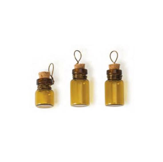 4-17mm Glass Jars Dollhouse Miniature Fairy Garden Bottles with Corks
