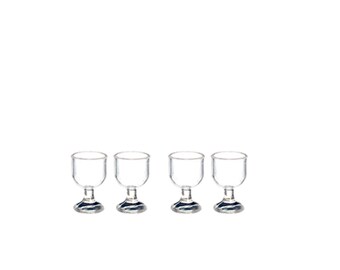 Bicchieri da vino rosso in miniatura in scala 1/12 per bevande alcoliche, bar e bevande per feste per casa delle bambole - Italia