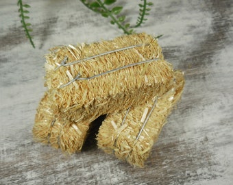 8 Mini Hay Bales Autumn Craft Crafting Supplies -  Australia