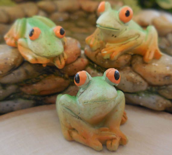Mini Frogs, Fairy Garden Frogs