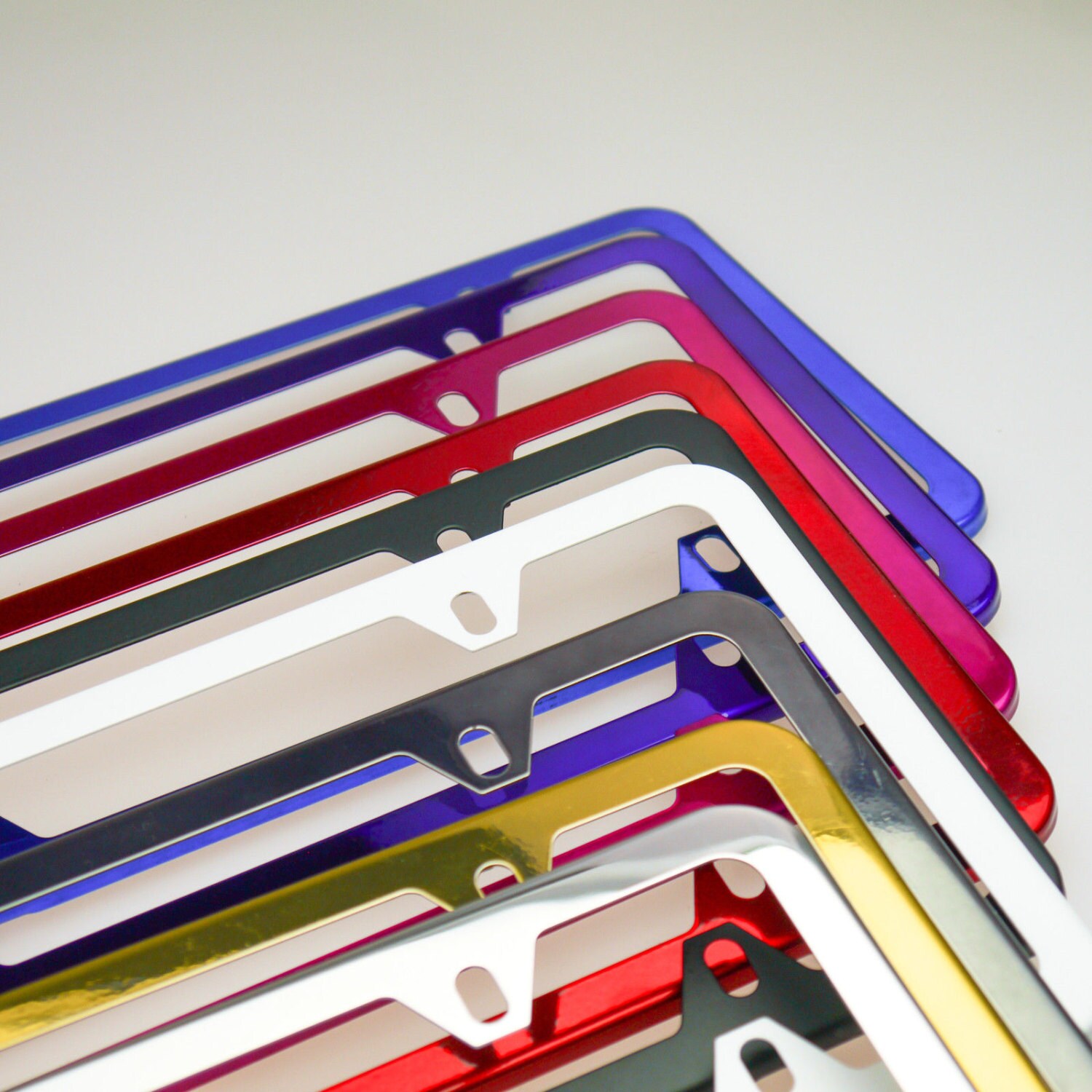 thumbnail image 2 of 2 Pack Stainless Steel License Plate Frames, Car License Plate Covers... 2 of 14