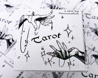 Tarot Zine – Major Arcana Guide, Witchy Art - Pocket reference