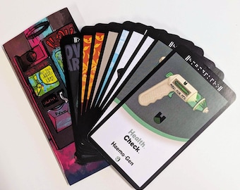 Cyberpunk Item Cards for TTRPG - D20 system - RedeCred Item Pack