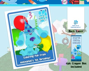 Blues Clues Coloring Book with Crayons