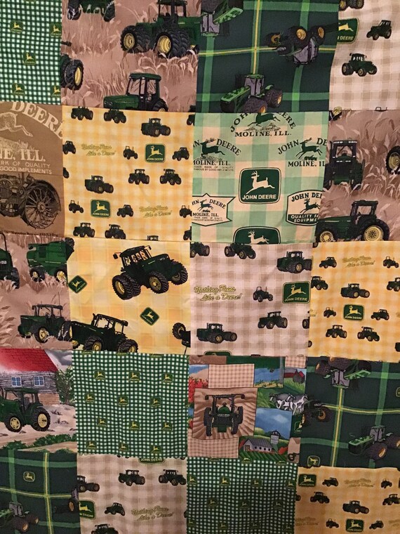John Deere Quilt Etsy