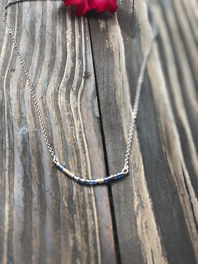 Customized Morse code silver chains Necklace