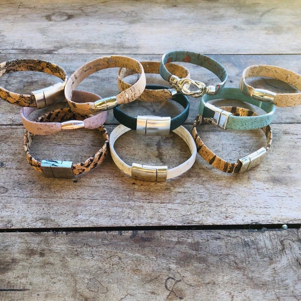 cork 10mm (singles) diffuser bracelets