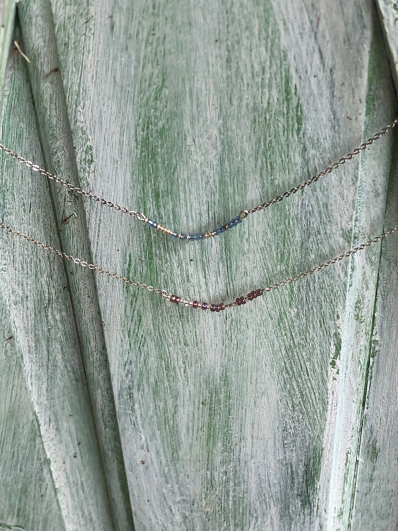 Customized Morse code silver chains Necklace