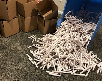 1800 tubos para cartuchos; diámetro de 1/2".