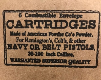 36 Cal. Cartridge Box Labels (20)