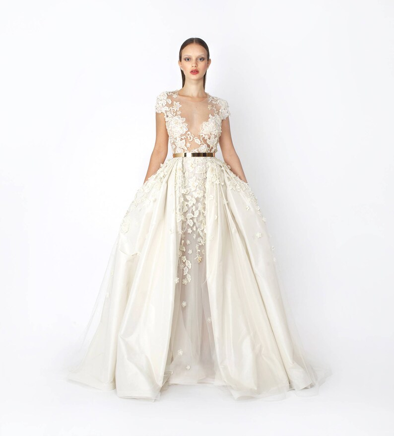 Bridal Couture, Wedding dress, Silk dress image 3