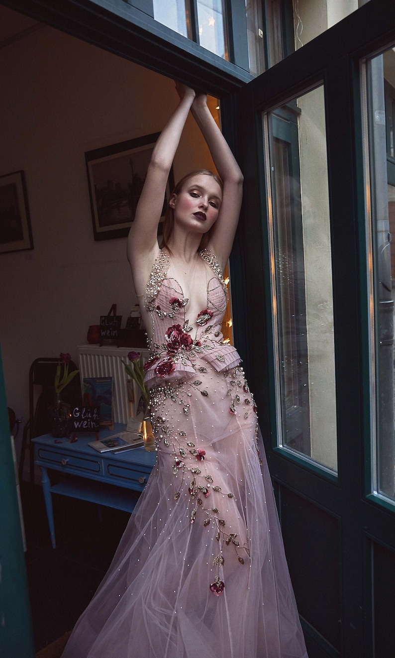 Bridal Couture Wedding dress Silk dress image 1