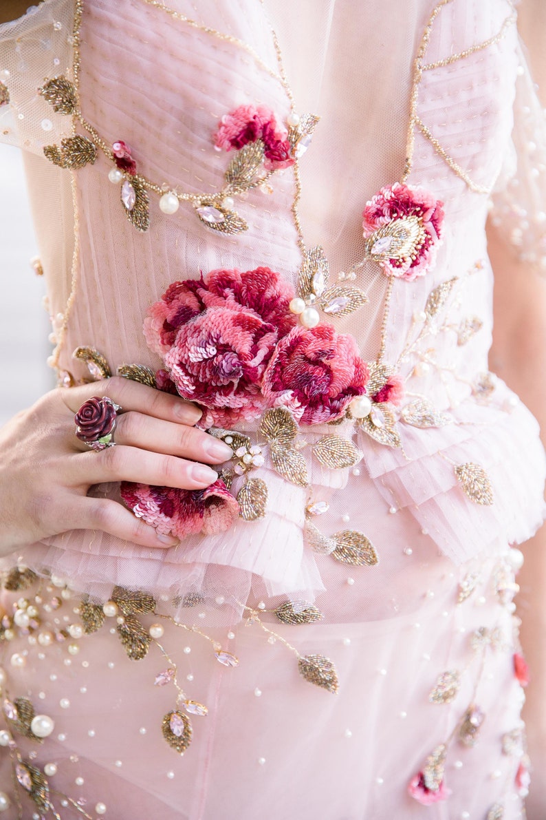 Bridal Couture, Wedding dress, Silk dress image 8