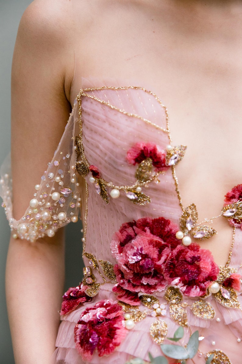 Bridal Couture Wedding dress Silk dress image 10