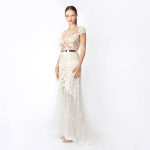 Bridal Couture, Wedding dress, Silk dress image 6