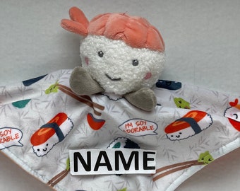Personalized Sushi Plush Baby Lovey - Mary Meyer Security Blanket