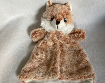 Fox Personalized Lovey/Embroidered Plush Baby Security Blanket