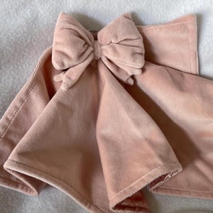 Lazo rosa empolvado/Peluche personalizado/Manta de seguridad &quot;Isla Nube&quot;/Regalo suave para bebés/Baby Shower/Navidad/Pascua/Cumpleaños