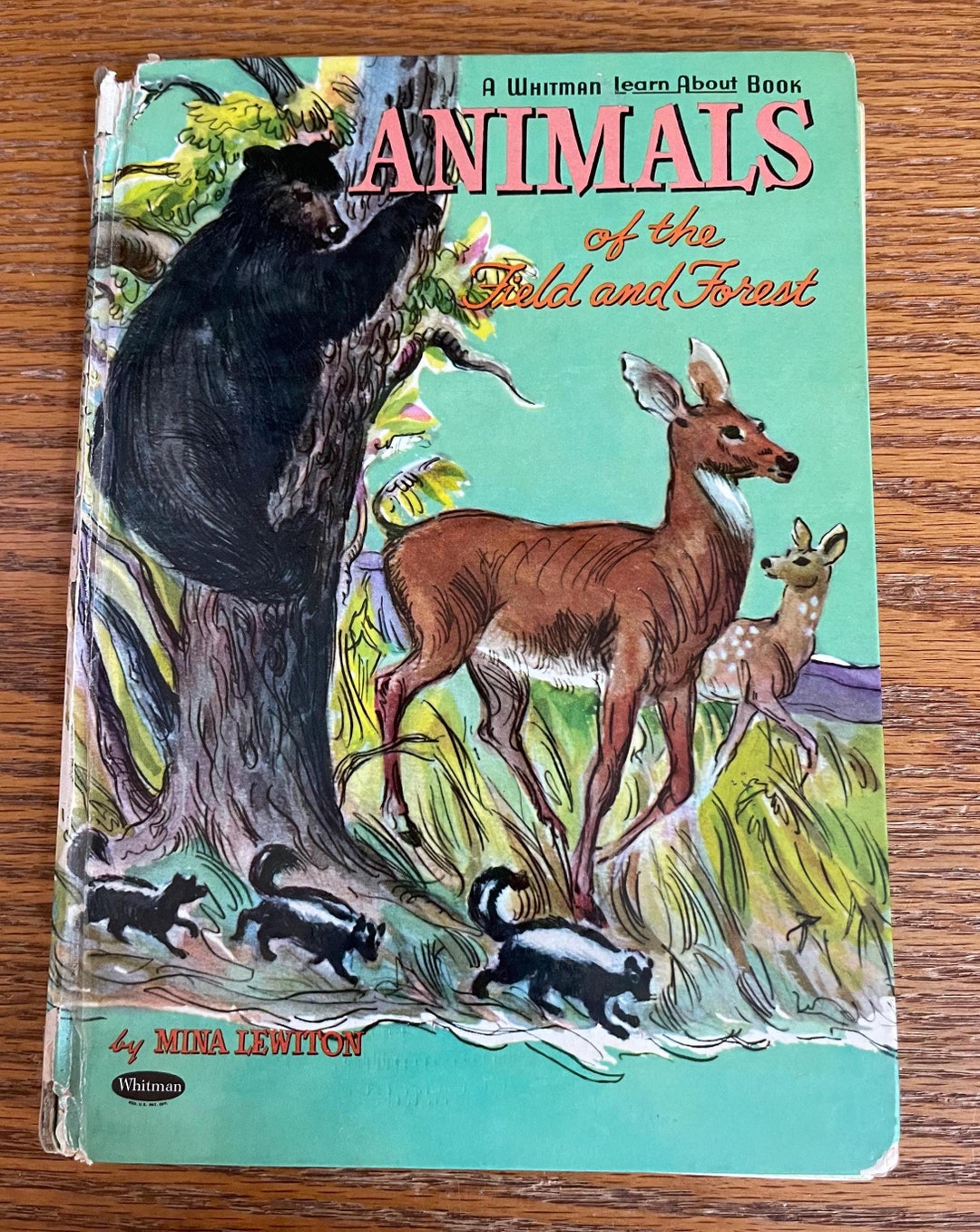 Vintageanimals of the Field and Forest/whitman Learn About Book2/by