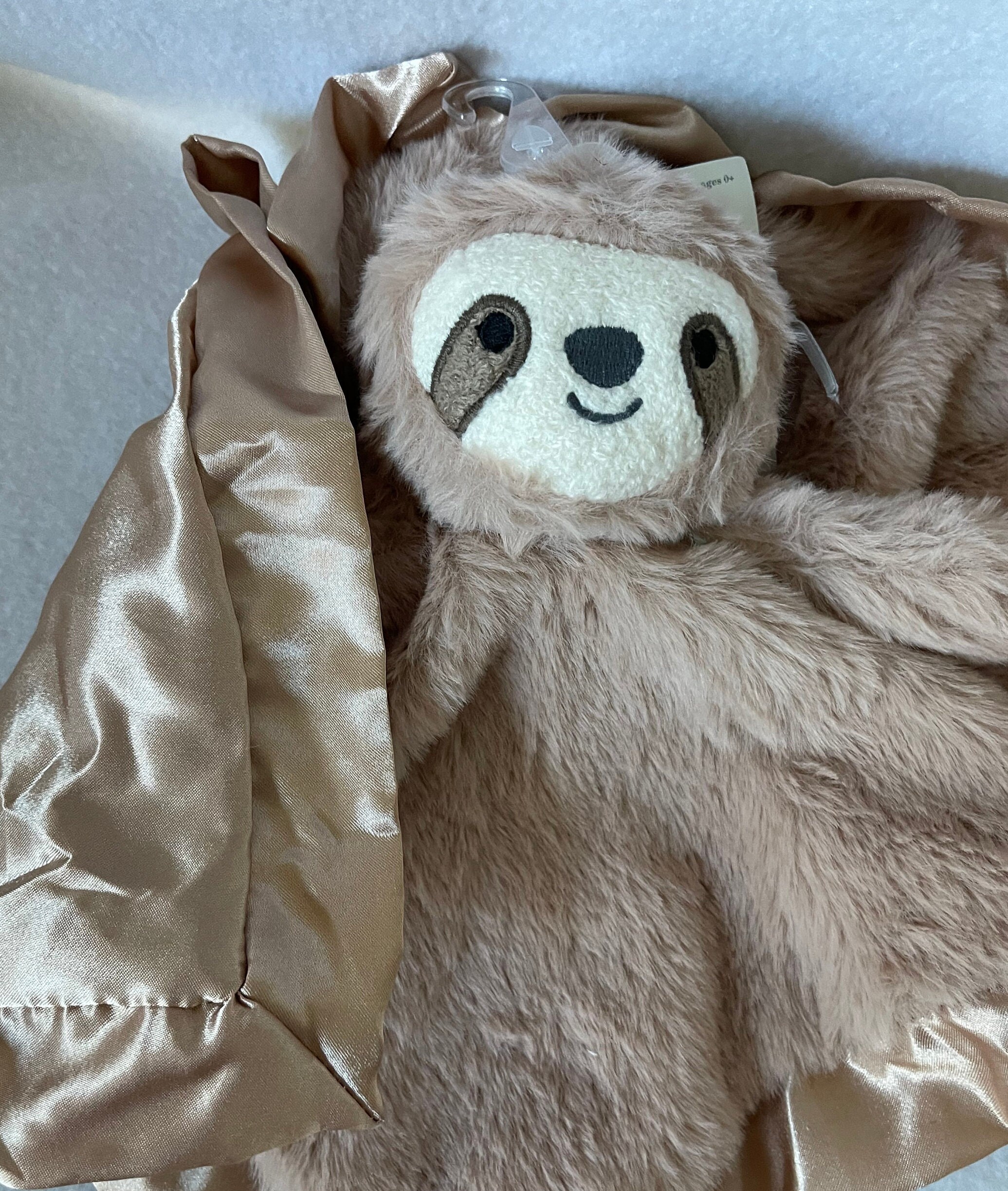 Sloth Plush Personalized Lovey cloud Island tan Baby Sloth Security Blanket animal Baby Snuggle shower christmas birthday Gift Etsy Canada