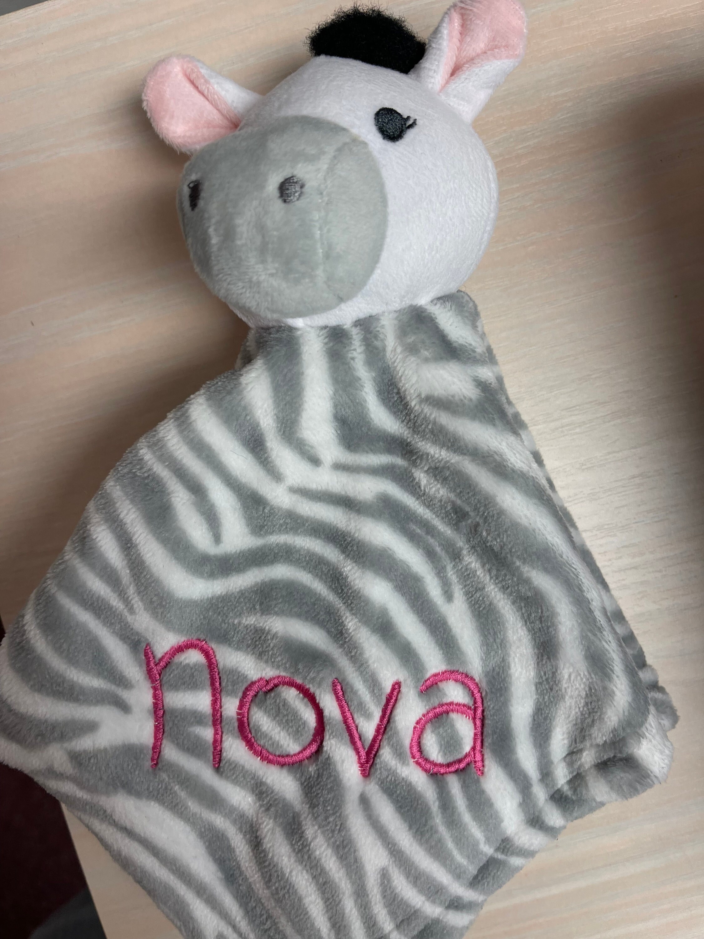 Zebra security blanket hotsell