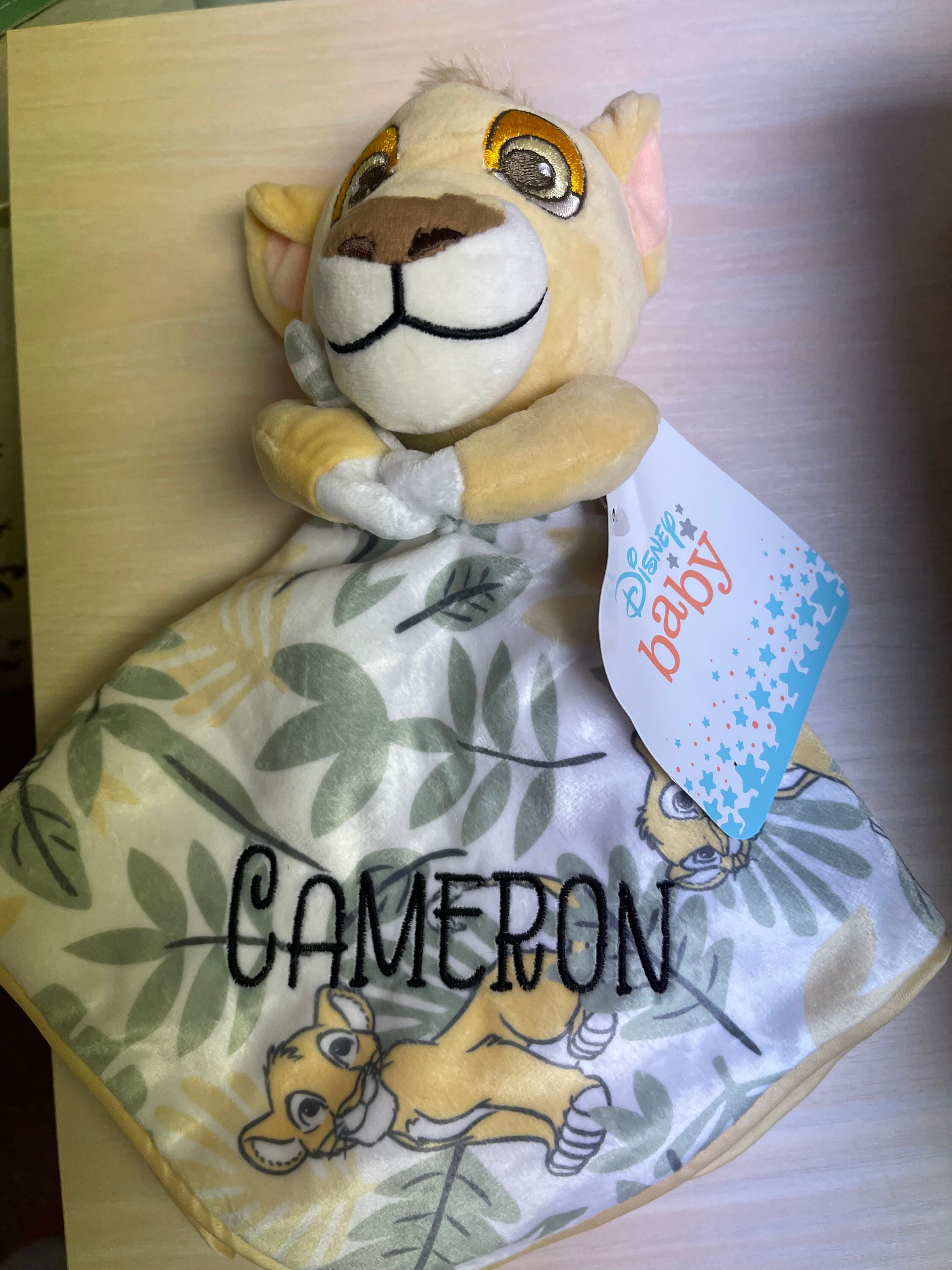 Lion Baby Personalized Plush Lovey wildlife Security Blanket nojo movie Lion child s Snuggle baby Shower christmas easter birthday Gift Etsy Canada