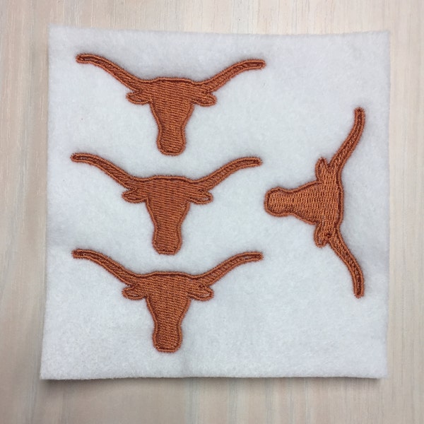 Texas Longhorns Felties/University of Texas/UT/Collegiate Sports/Handmade Craft Accessories/Hair Bows/Scrapbooking Felties/School Projects
