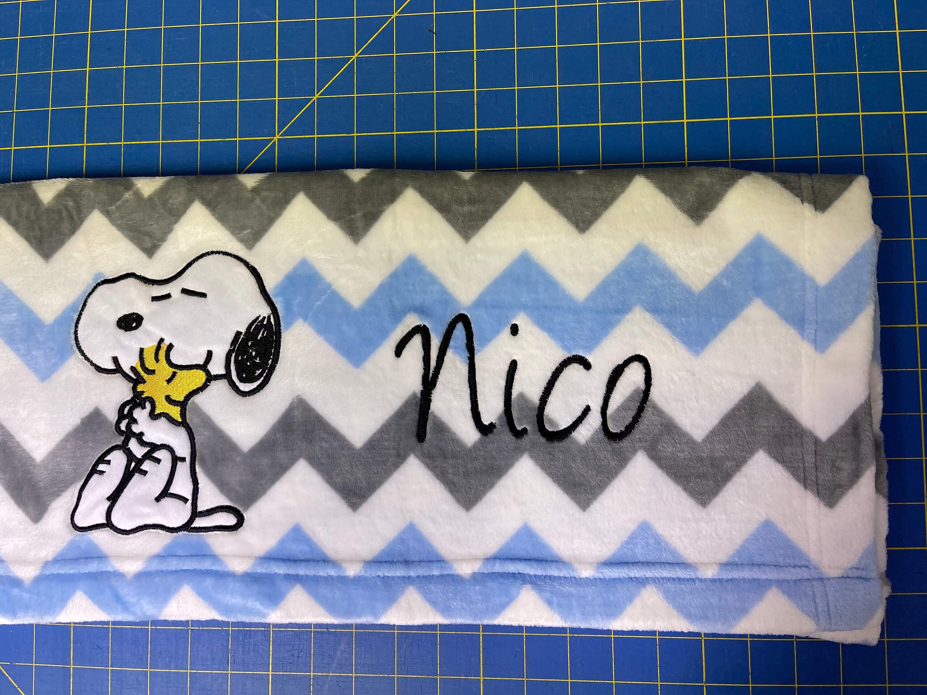 Snoopy Baby Blanket Personalized/peanuts/lambs & Etsy
