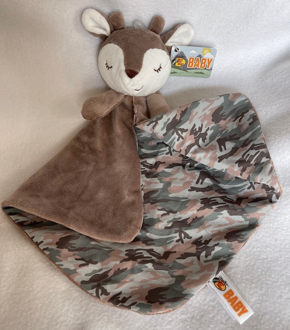 Deer Lovey personalized Security Blanket bass Pro Shop Plush Hunting Baby Snuggle reindeer baby Shower christmas easter birthday Baby Gift Etsy Canada