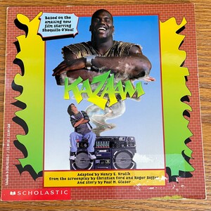 Vintage-Kazam/Based On The Amazing New Film Starring Shaquille O-Neal/Collector&#39;s Item/Xmas/Easter/Birthday Gift/Pre-Owned/1996/RTS