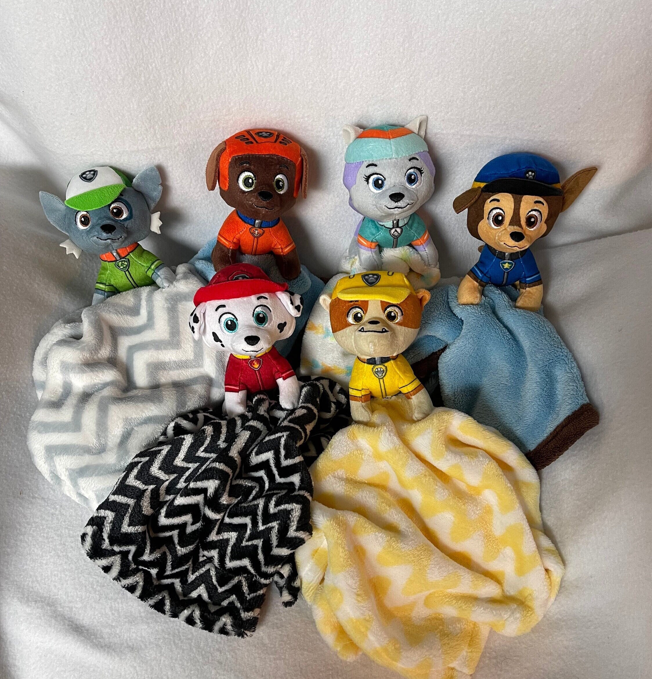 Personalized Paw Patrol Blanket Etsy Canada