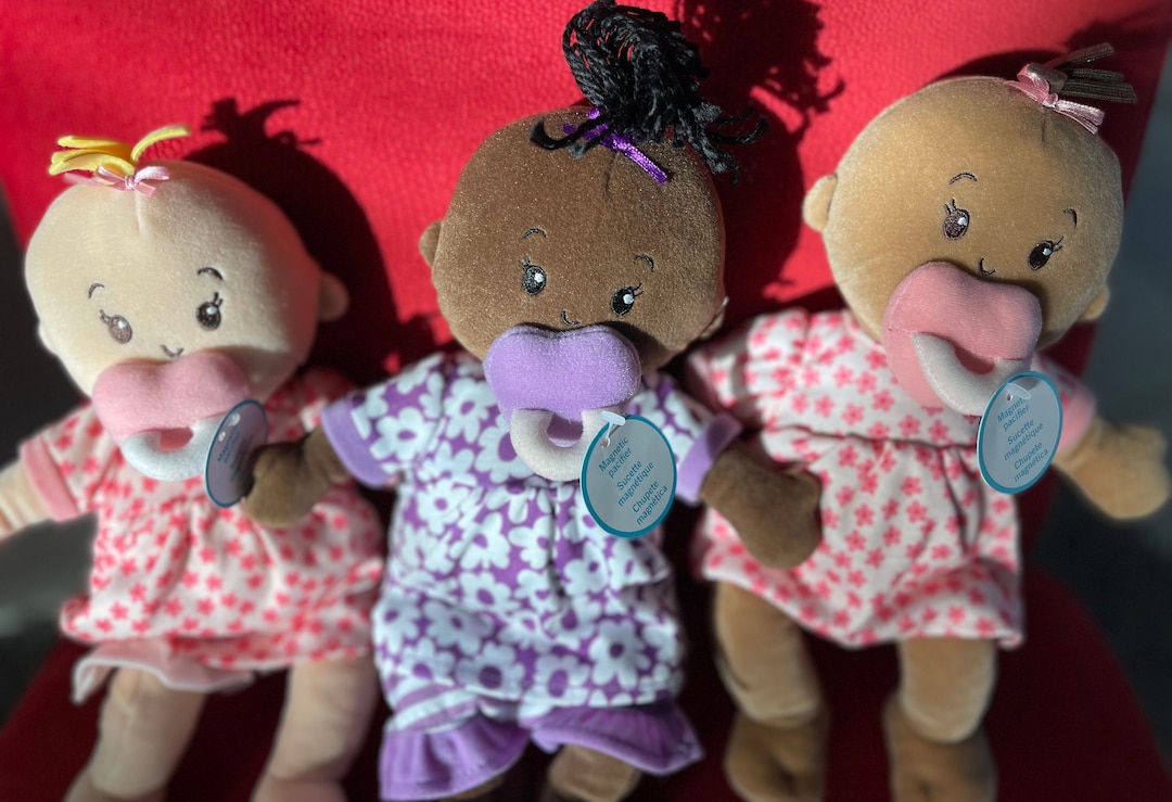 Pacifier With Rag Rag Dolls/personalized/pacifier Magnet/first Dolly Gift - Etsy