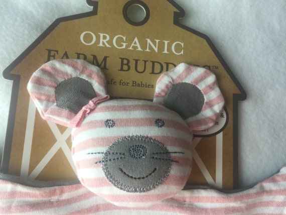 Hypoallergenic Ballerina Mouse Personalized Lovey organic Farm Buddies apple Park 100 Corn Fiber Filling polyester Free christmas birthday Etsy Canada