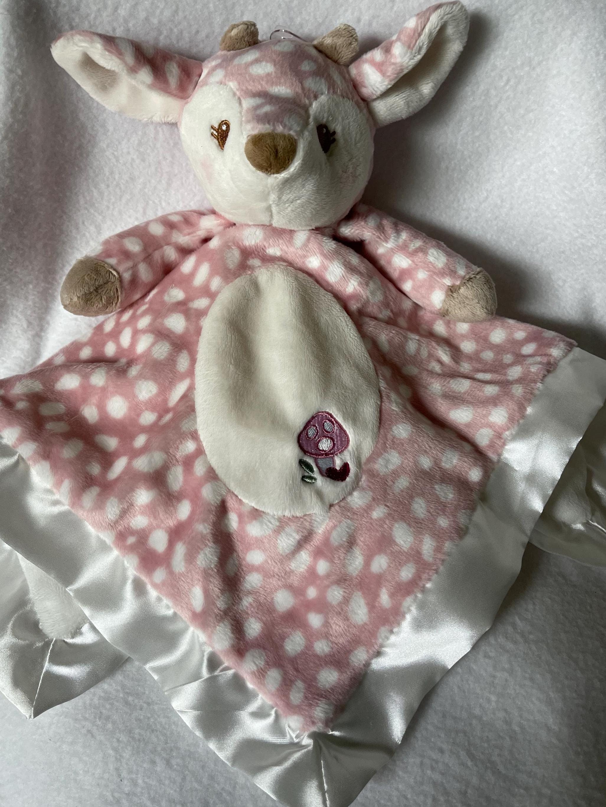Fawn Plush Xlarge Personalized Lovey With Tail douglas Lil Snugglers Pink Deer Security Blanket baby Shower christmas birthday Snuggle Etsy Canada