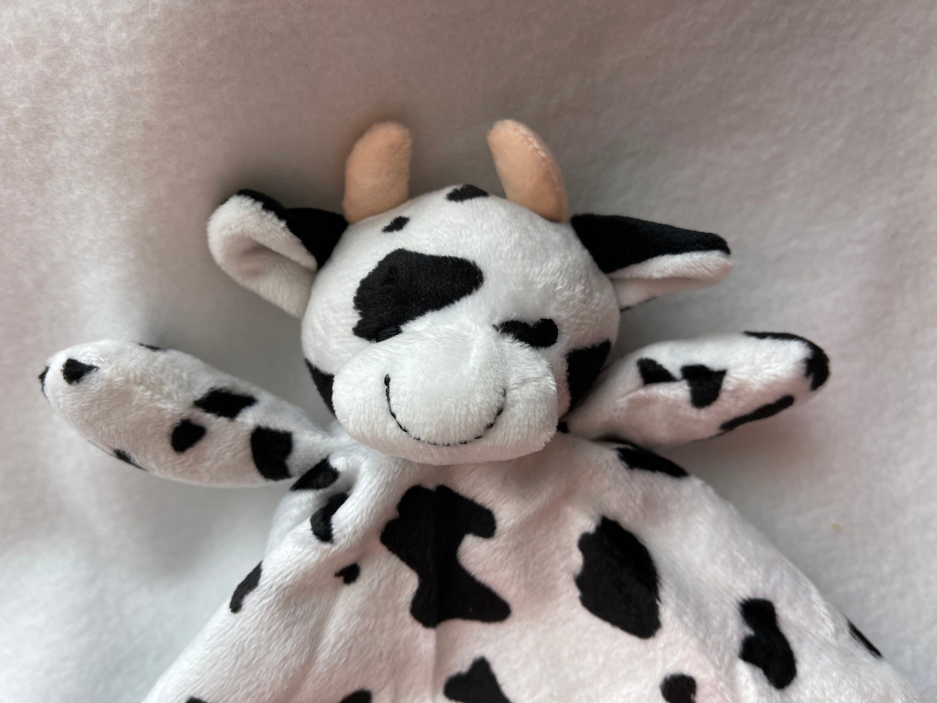 Plush Cow Personalized Lovey/Security Blanket/Baby Etsy
