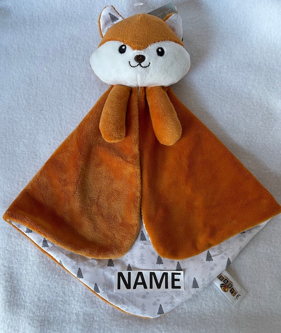 Fox Plush Lovey bass Pro Shops Personalized Security Blanket wildlife Baby Snuggle baby Shower christmas birthday easter Baby Gift Etsy Canada