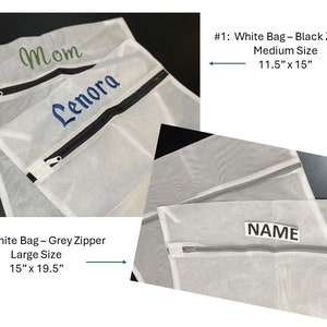 Personalisierter Wäschesack / Dessous bestickt / Gesichtsmasken