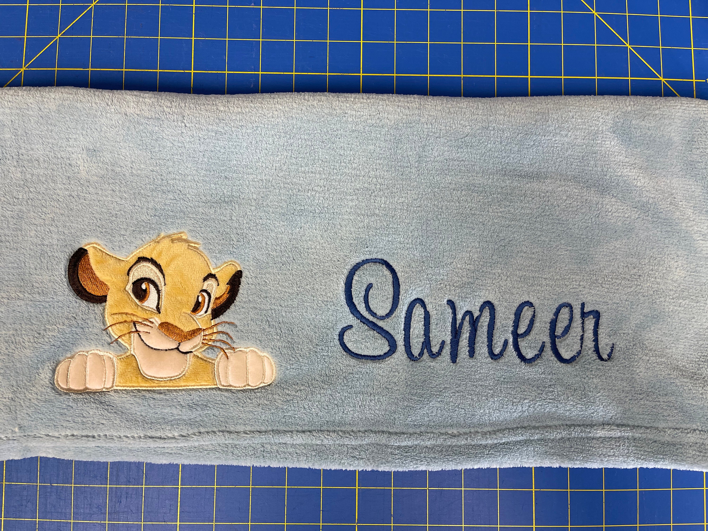 Lion King Baby Blanket Personalized Disney Baby Lambs Etsy Lion King Baby Blanket Personalized Disney Baby Lambs Etsy