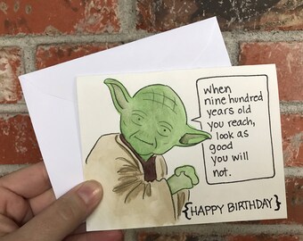 Star Wars Dad Birthday Card Star Wars Father's Day Card | Etsy