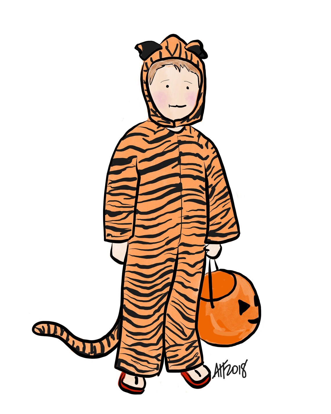 Custom Halloween Digital Portrait