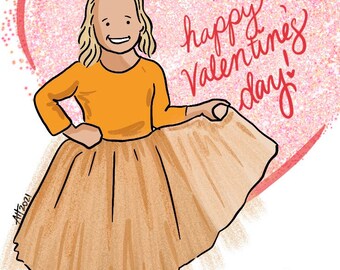 Custom Valentine's Cards - Digital Illustration