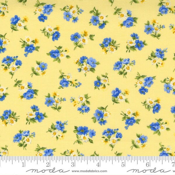 United Notions-Moda-Summer Breeze-33613 13-yellow-CT1133109-100% Quality Cotton by the Yard or Yardage